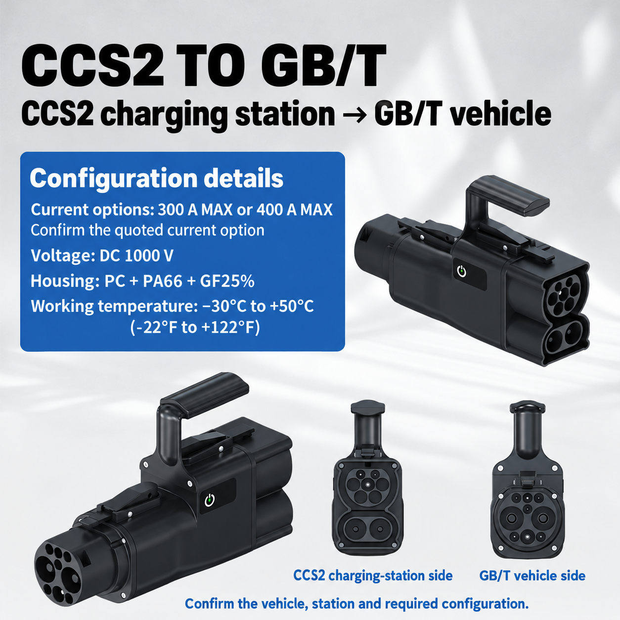 CCS2 station → GB/T vehicle configuration illustration