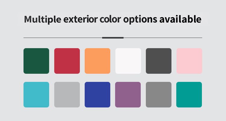 Exterior colour options