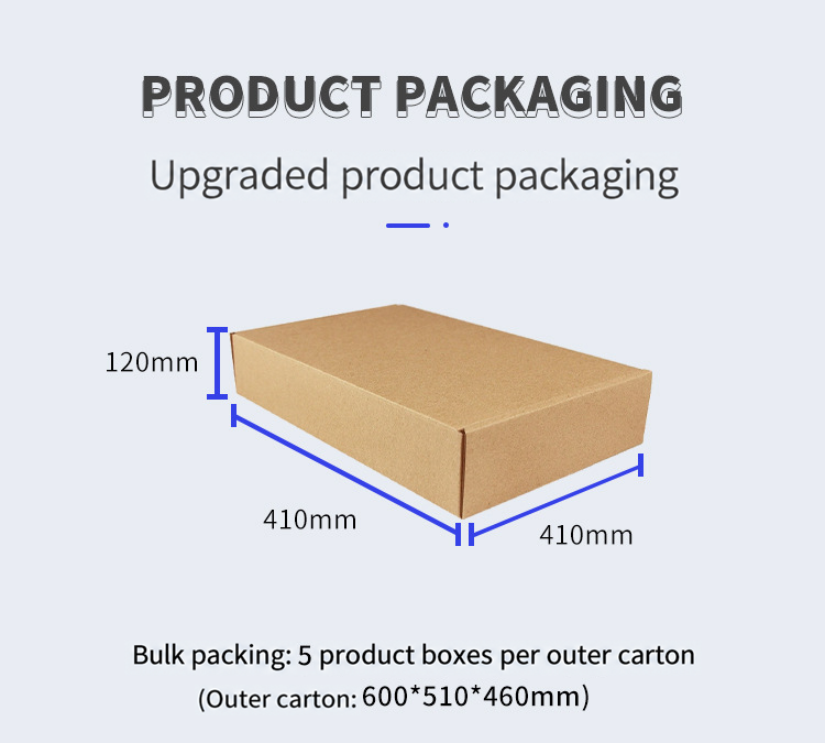 Source packaging illustration · 410 × 410 × 120 mm